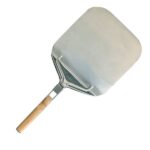 Paletă pentru pizza din inox cu mâner pliabil din bambus – Le Marquier