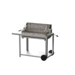 Grătar Irissarry 78 x 32 cm din inox cu cărucior – Le Marquier