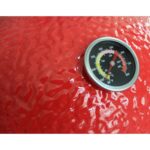 Gratar de gradina Kamado Large 55 roșu, ceramica, cuptor, grill, afumatoare + husă cadou - imagine 5