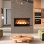 Șemineu lemn cu ventilator incorporat Wood insert Volga