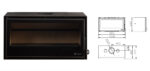 Șemineu lemn cu ventilator incorporat Wood insert Volga - imagine 5